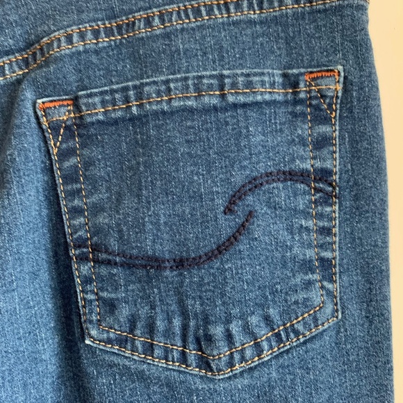 Signature Levi Strauss Bootcut Jeans Medium 10 At Waist Business Casual Western - Picture 6 of 8